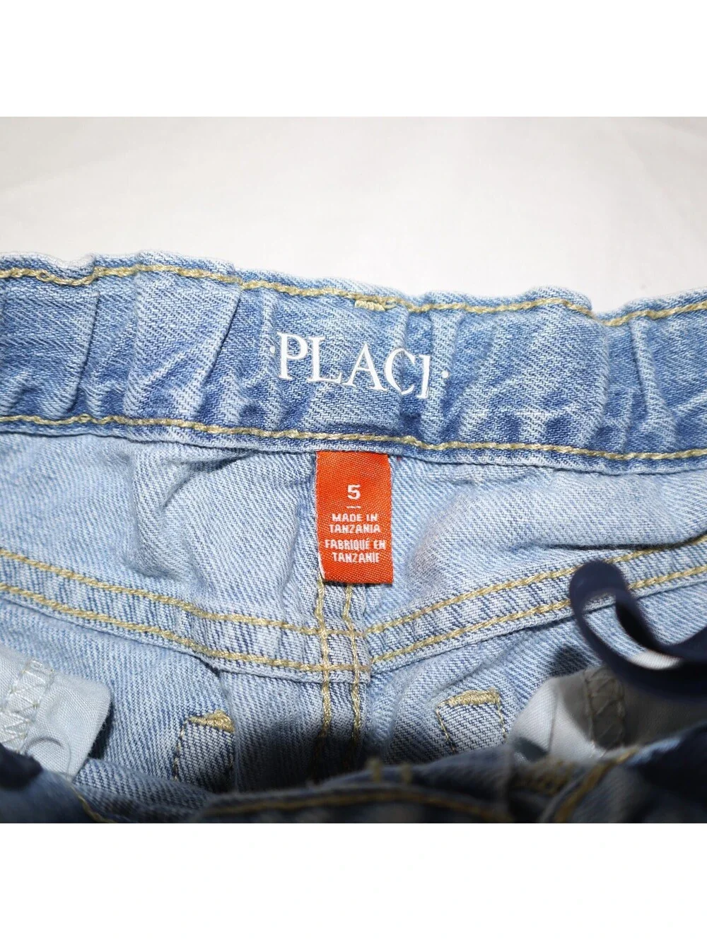 The Children's Place Boys Denim Shorts Size 5 Light Blue